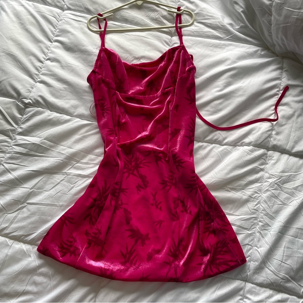 Urban Outfitters Hot Pink Mini Dress